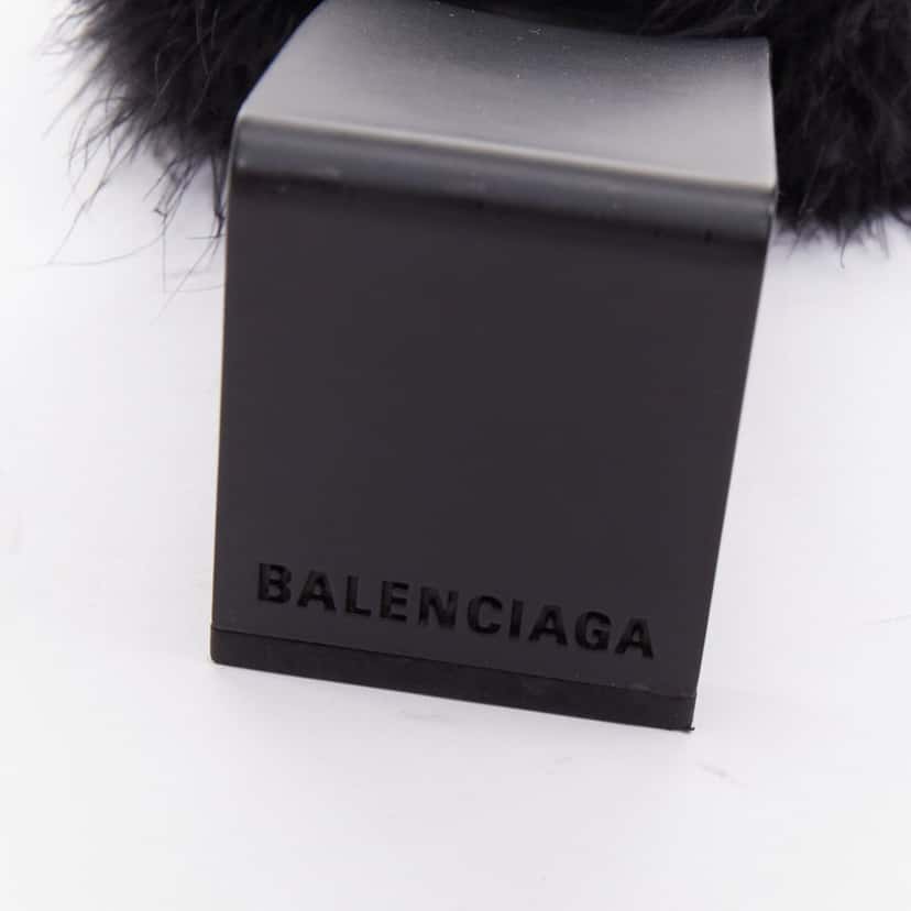Balenciaga Boudoir Black Fur Very good condition - Back View
