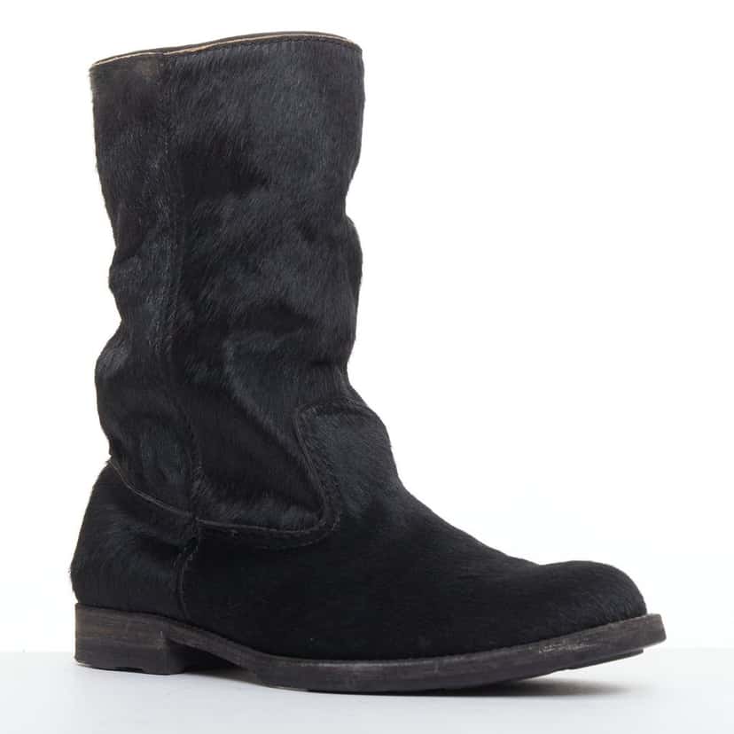 Junya Watanabe Product Black Leather Good condition - Back View