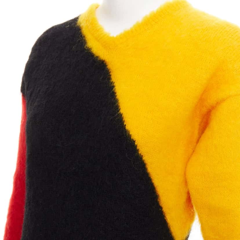 Kansai Yamamoto Product Yellow Wool Fair condition - Back View