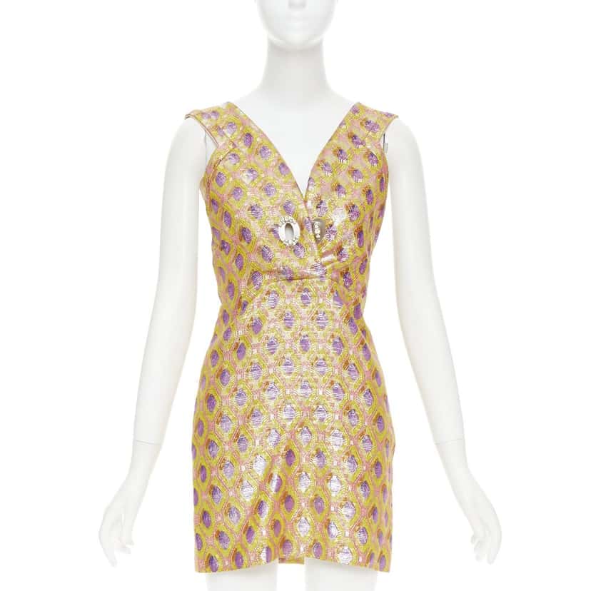 Miu Miu Product Yellow Silk Fair condition - Front View