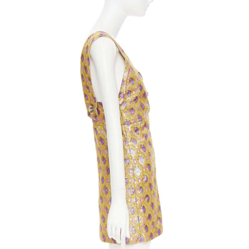 Miu Miu Product Yellow Silk Fair condition - Model View