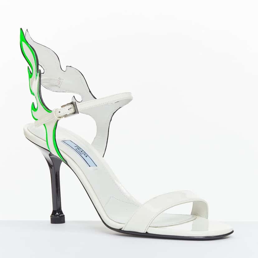 Prada Product White Leather Never worn - Back View