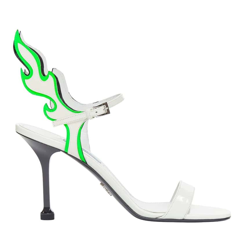 Prada Product White Leather Never worn - Front View