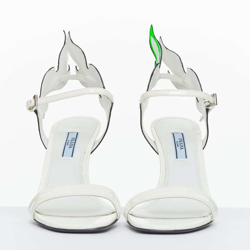 Prada Product White Leather Never worn - Inside View