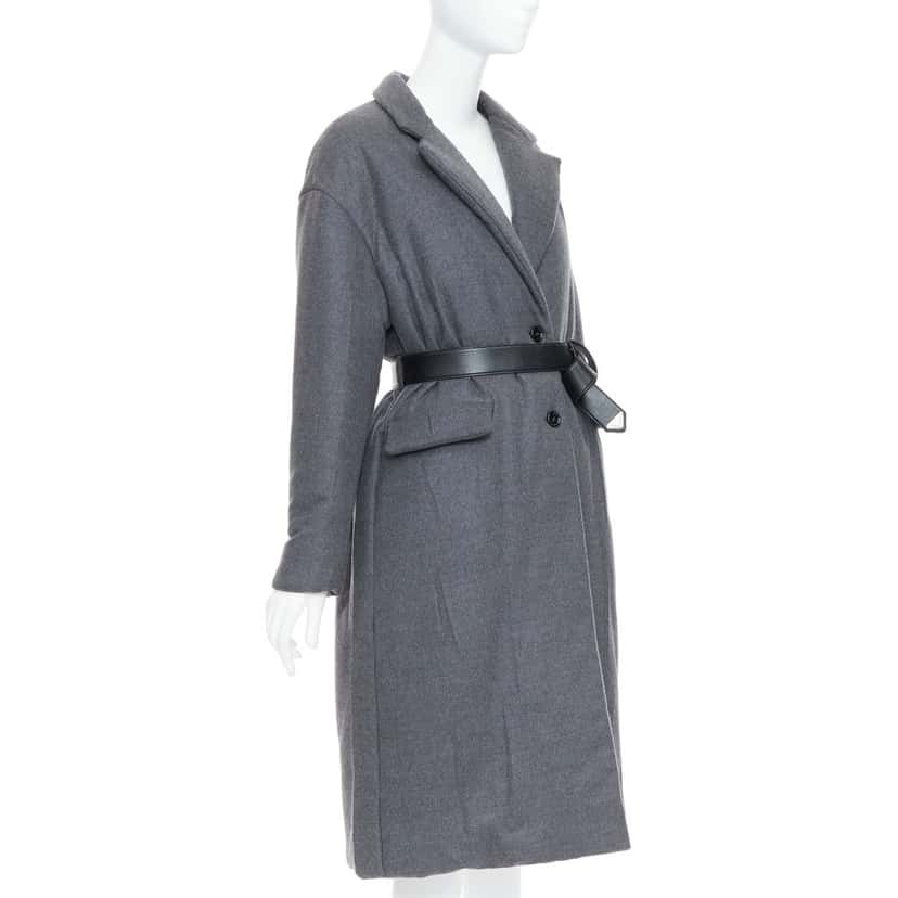 Prada P626PK_11C1_F0480_S_222 Grey Cashmere Never worn, with tag - Model View