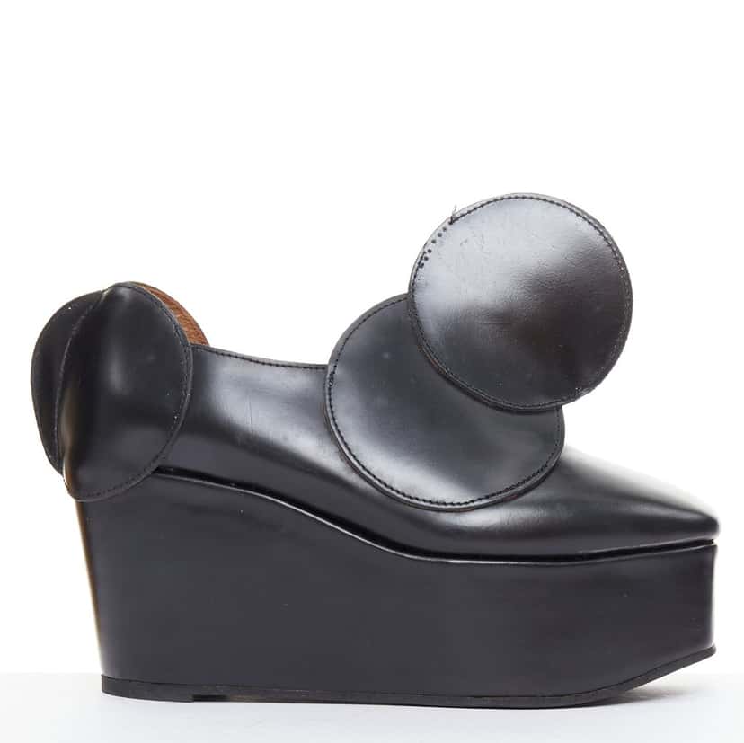 Junya Watanabe Product Black Leather Fair condition - Back View