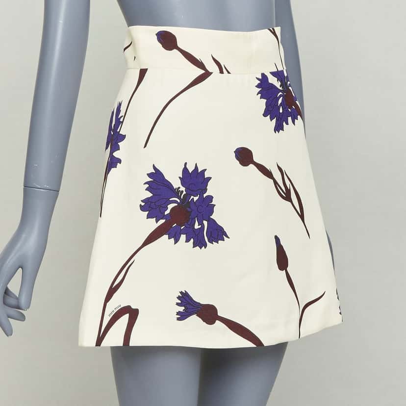 Miu Miu Product Ecru Viscose Very good condition - Inside View