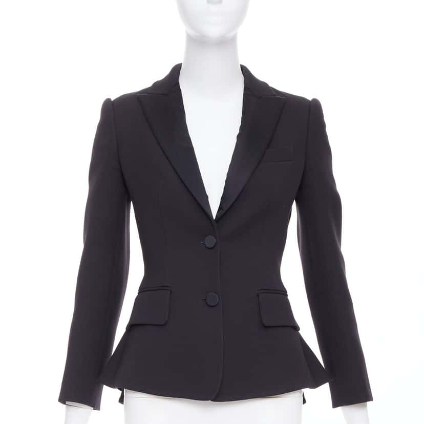 Alexander McQueen Product Black Wool Very good condition - Back View