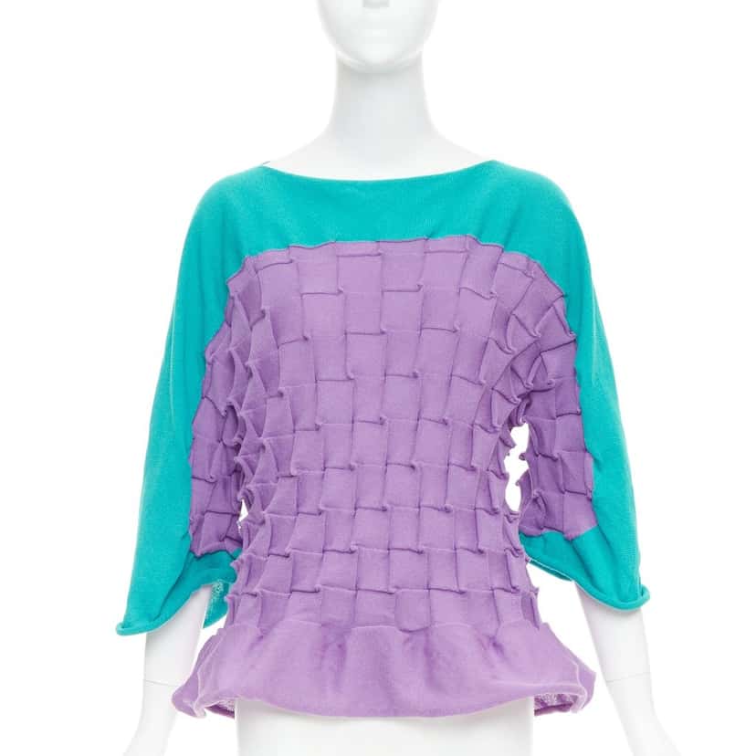 Issey Miyake Top Purple Cotton Very good condition - Inside View