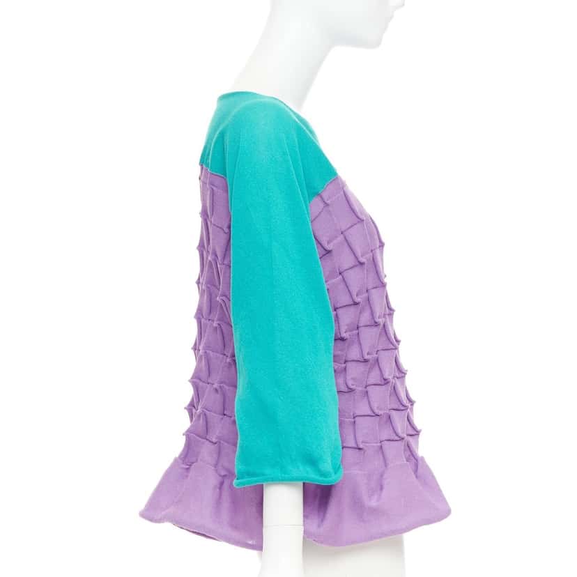 Issey Miyake Top Purple Cotton Very good condition - Model View