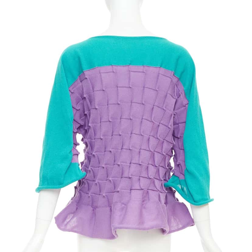 Issey Miyake Top Purple Cotton Very good condition - Box View