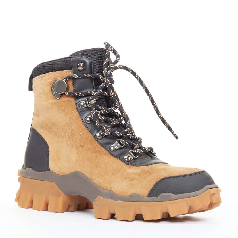 Moncler Helis Brown Suede Fair condition - Back View