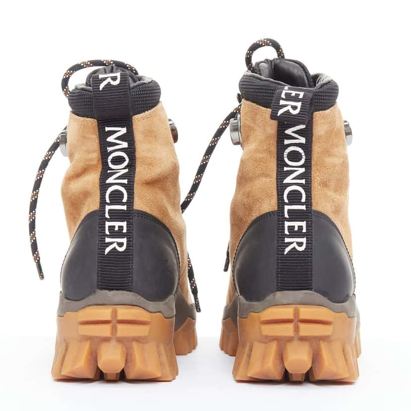 Moncler Helis Brown Suede Fair condition - Box View