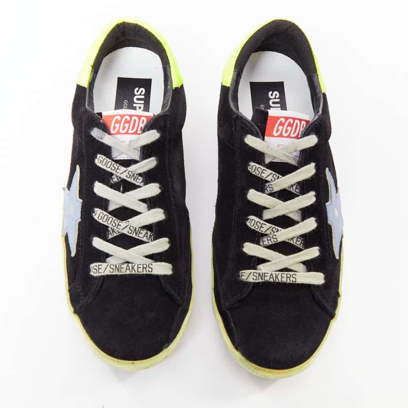 Golden Goose GGDB SStar Black Suede Very good condition - Back View