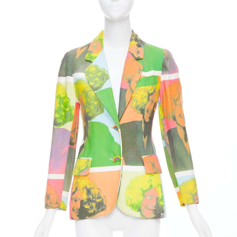 Moschino Jacket MultiColor Polyester Very good condition - Front View