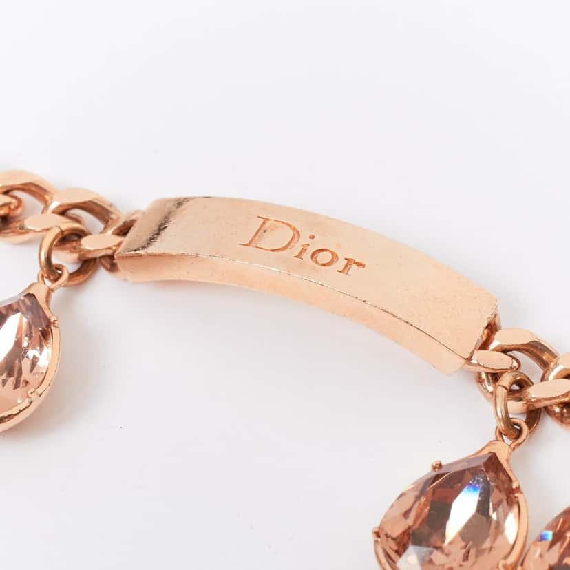 Dior Bracelet Gold Metal Good condition - Back View