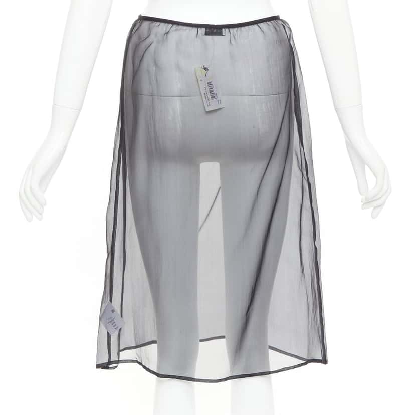 Dries Van Noten Skirt Black Silk Very good condition - Model View