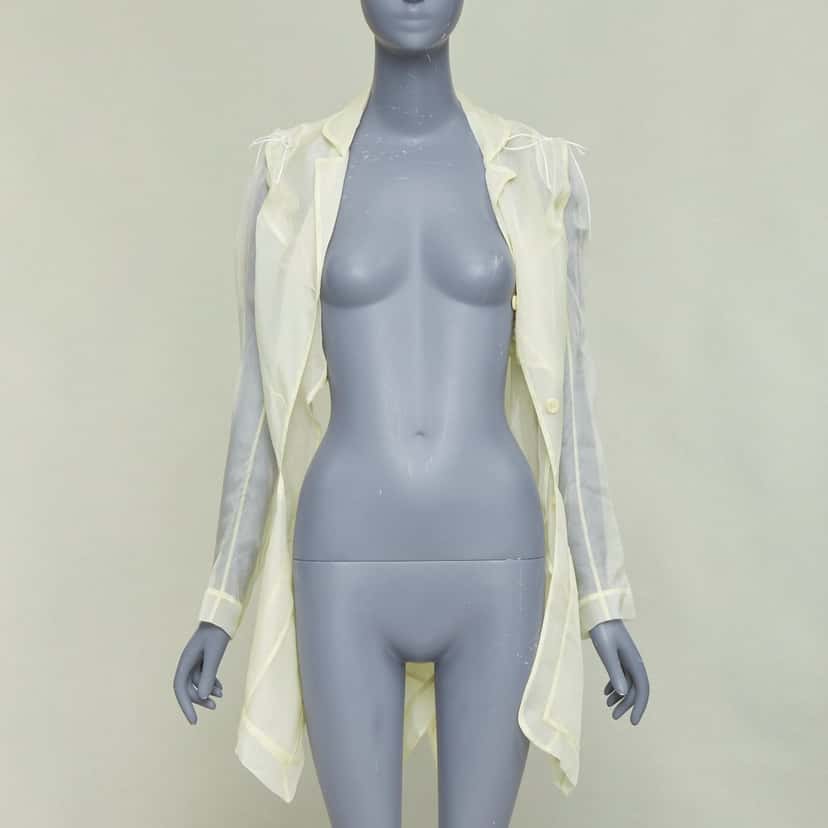 Cecilie Bahnsen Jaughna Yellow Silk Very good condition - Inside View