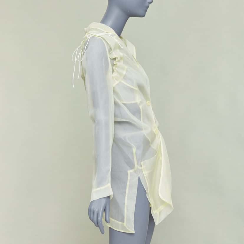 Cecilie Bahnsen Jaughna Yellow Silk Very good condition - Box View