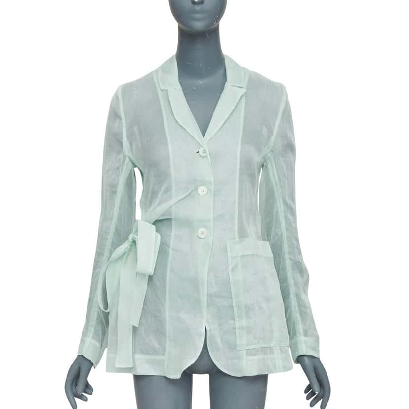 Cecilie Bahnsen Fisola Green Cotton Very good condition - Front View