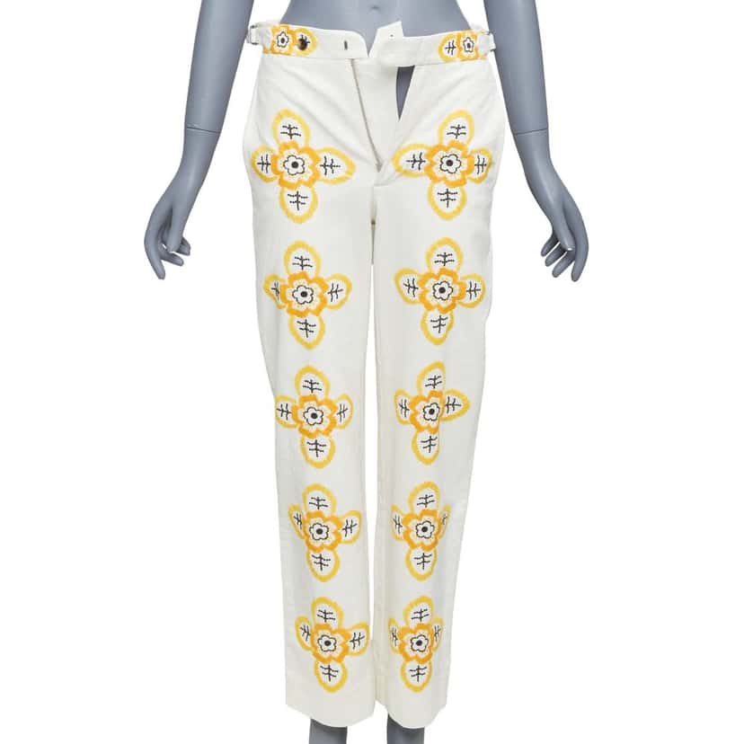 Bode Buttercup Ecru Cotton Very good condition - Front View