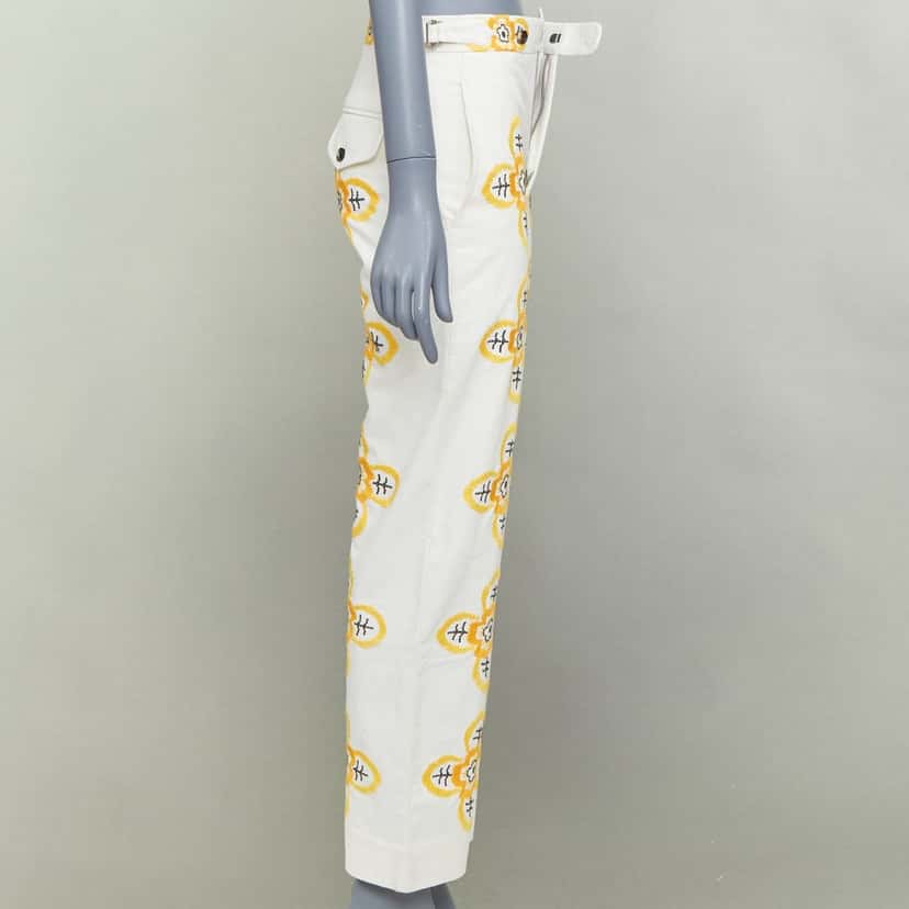 Bode Buttercup Ecru Cotton Very good condition - Model View