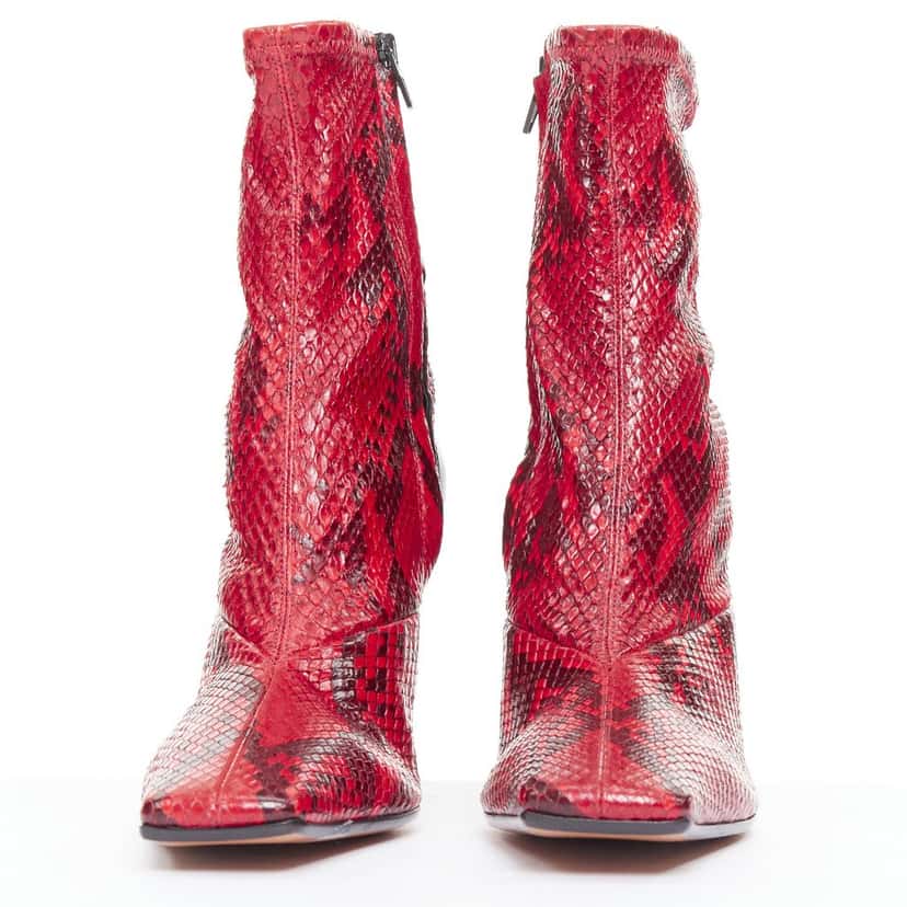 Celine Madame Flare Red Leather Very good condition - Inside View