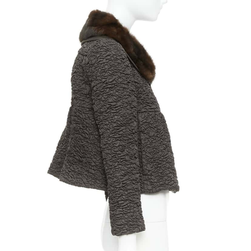 Prada Jacket Brown Fur Very good condition - Box View