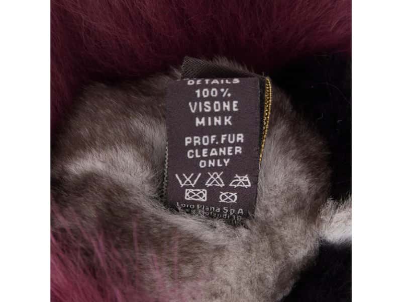 Loro Piana My Istrice Purple Fur Very good condition - Box View