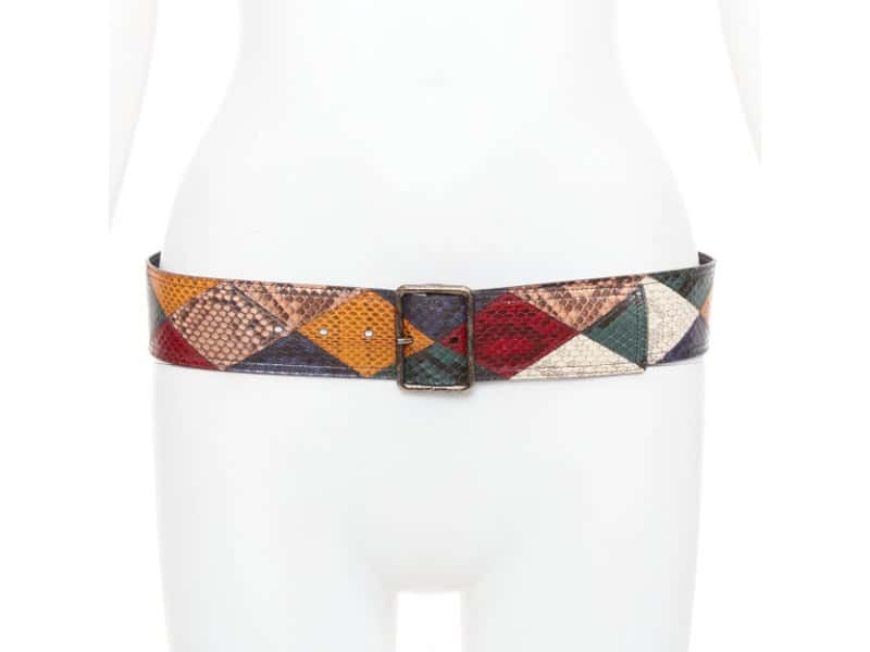 Saint Laurent Belt MultiColor Leather Very good condition - Front View