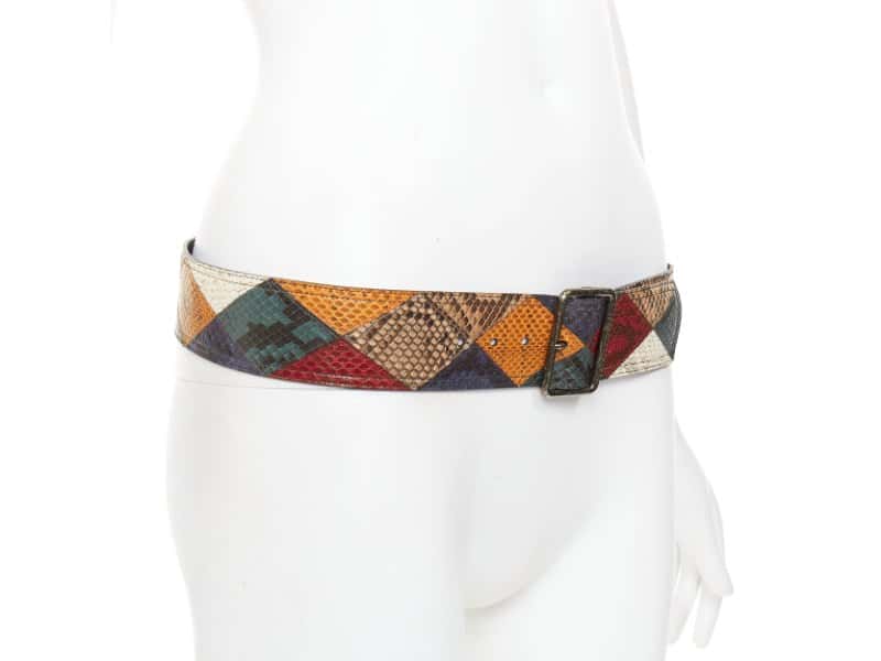 Saint Laurent Belt MultiColor Leather Very good condition - Inside View