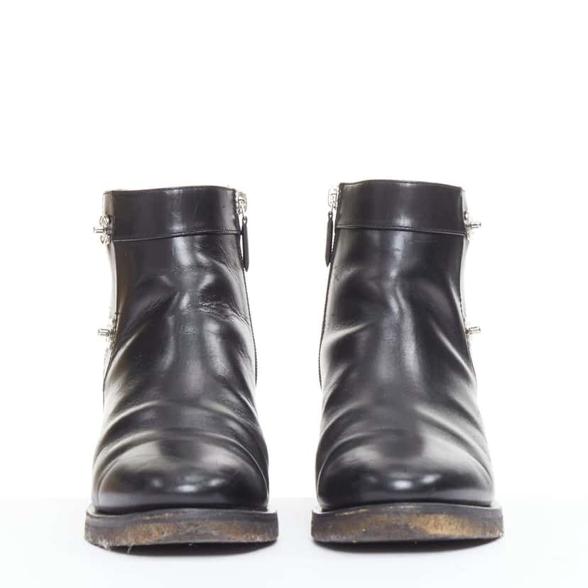 Chanel Boots Black Leather Fair condition - Inside View