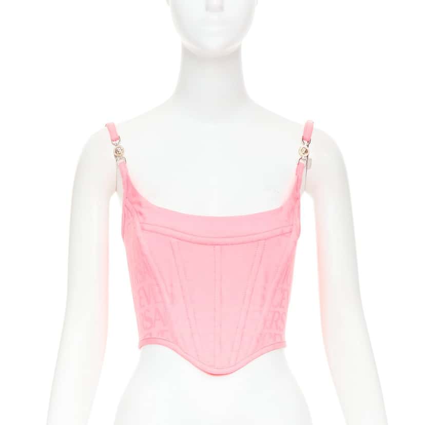 Versace Medusa '95 Corset Pink Never worn, with tag - Front View