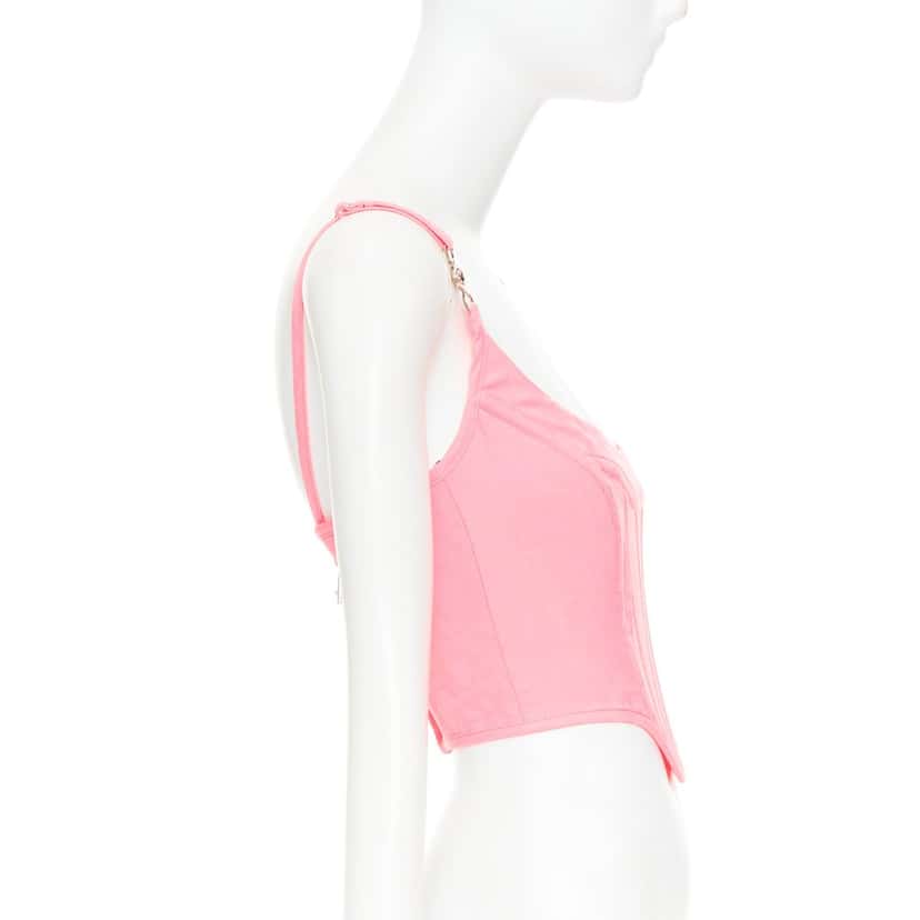 Versace Medusa '95 Corset Pink Never worn, with tag - Model View