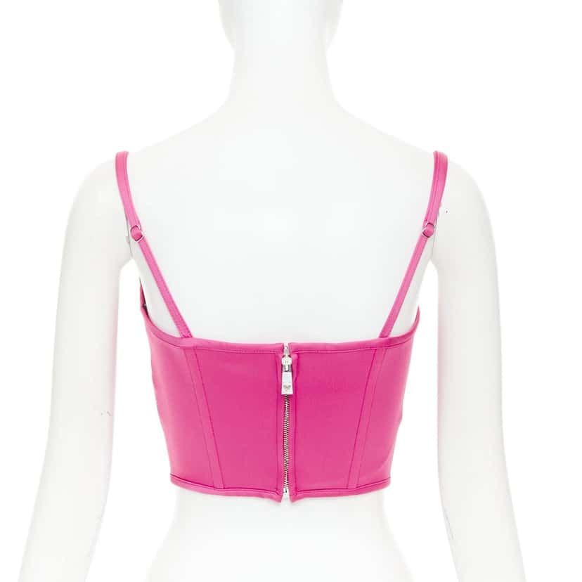 Versace Medusa '95 Satin Corset Pink Polyester Never worn, with tag - Box View