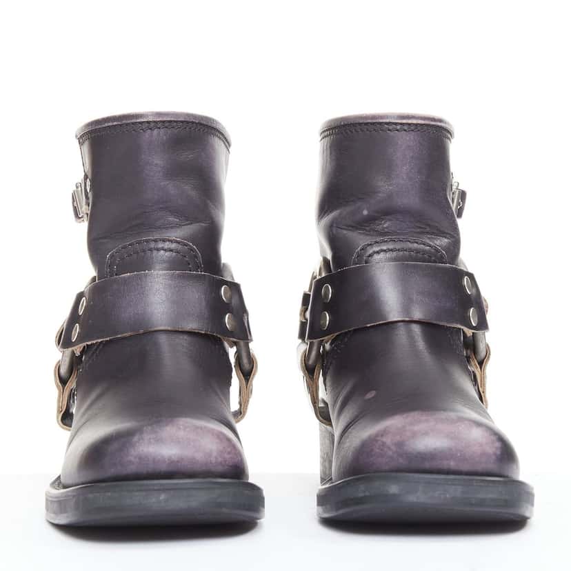 Miu Miu Boots Black Leather Good condition - Inside View