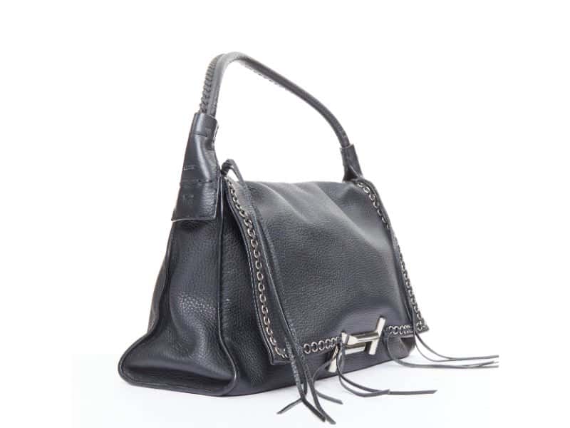 Tod's Double T D Bag Black Leather Good condition - Inside View