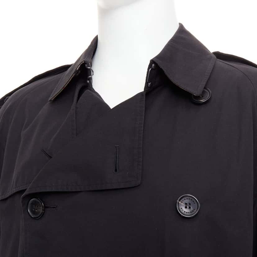 Burberry The Westminster Black Cotton Good condition - Back View