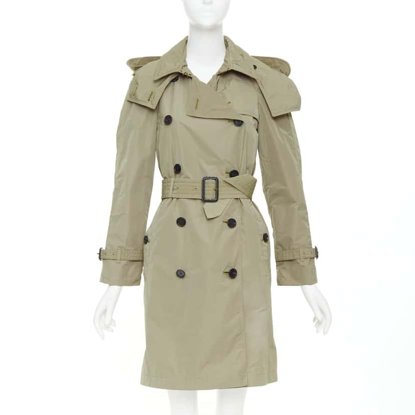 Burberry Coat Beige Polyester Very good condition - Front View