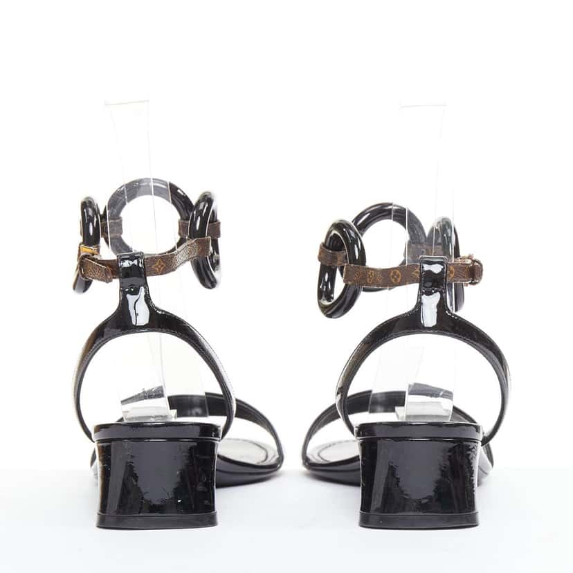 Louis Vuitton Vedette Black Leather Fair condition - Box View