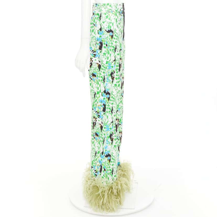 Miu Miu Product Green Cotton Never worn, with tag - Model View