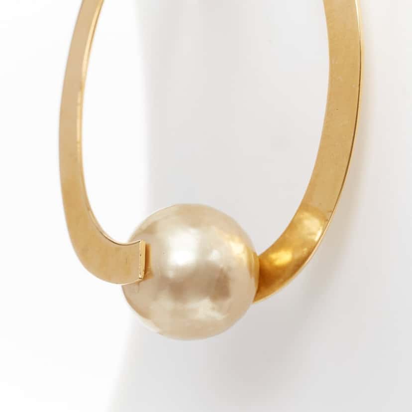 Celine Earrings Gold Metal Very good condition - Model View