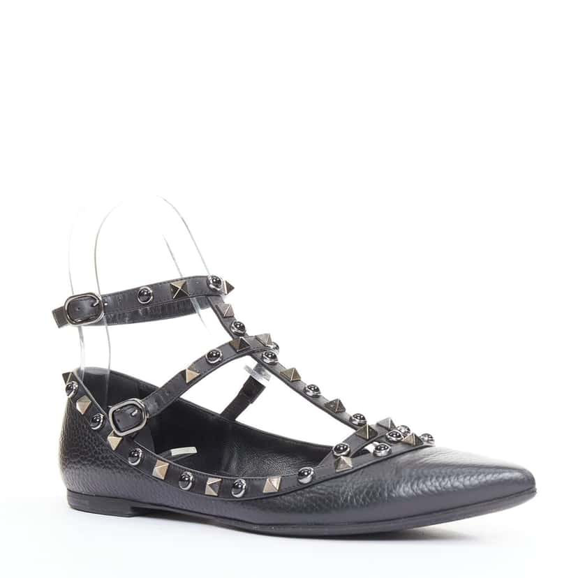 Valentino Rockstud Black Leather Good condition - Back View