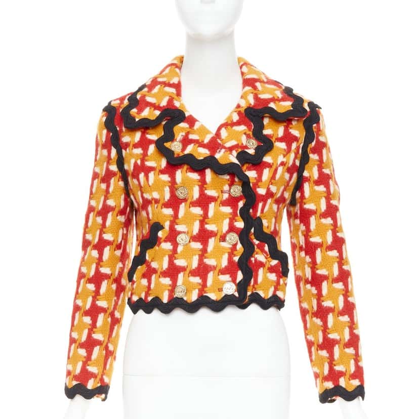 Moschino Jacket Orange Wool Very good condition - Inside View