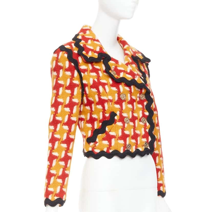 Moschino Jacket Orange Wool Very good condition - Model View