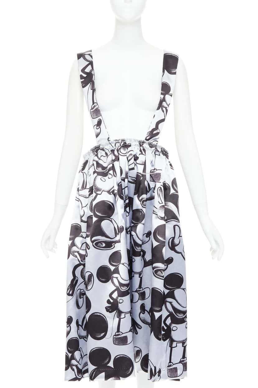 Comme Des Garcons Skirt Silver Polyester Very good condition - Front View