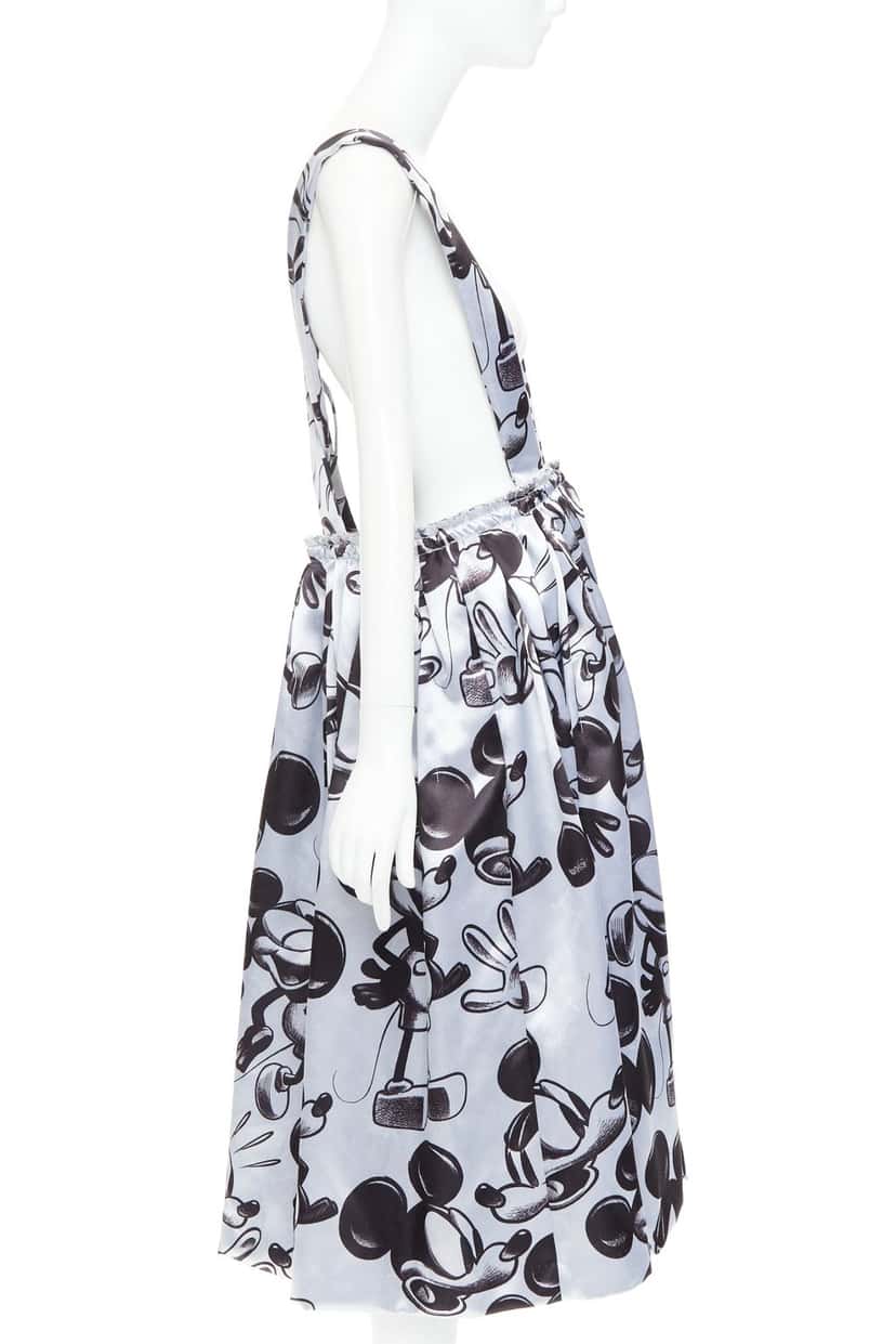 Comme Des Garcons Skirt Silver Polyester Very good condition - Model View