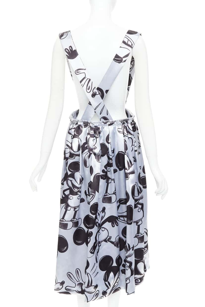 Comme Des Garcons Skirt Silver Polyester Very good condition - Box View