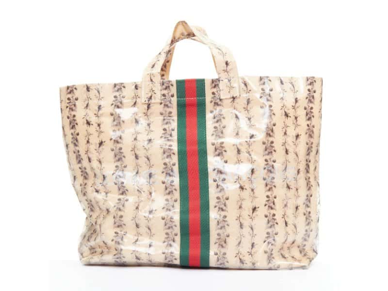 Gucci Handbag Beige Plastic Fair condition - Front View