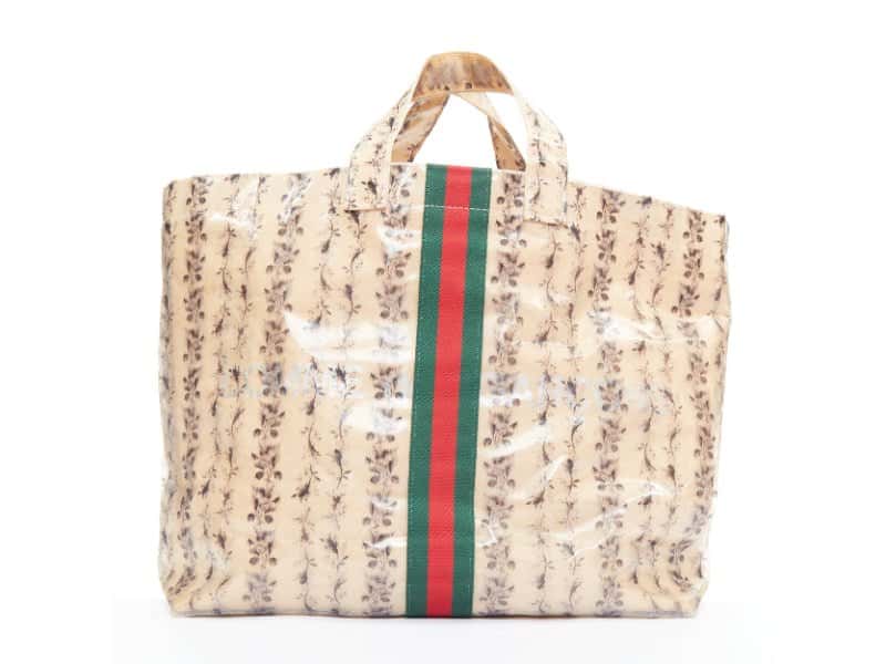 Gucci Handbag Beige Plastic Fair condition - Box View